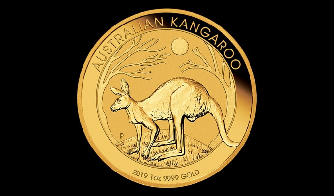 1 oz златна монета Австралийско кенгуру