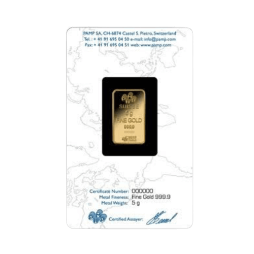 Златно Кюлче 5 гр. Pamp Златна Треска Бразилия 1693