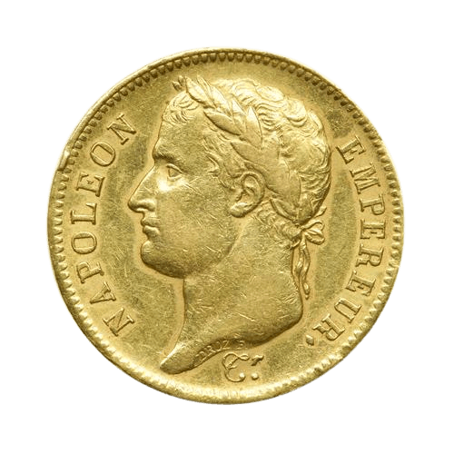 Златна монета Наполеон 40 франка