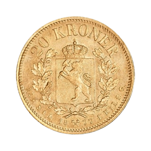 20 норвежки крони Оскар II 1876-1902