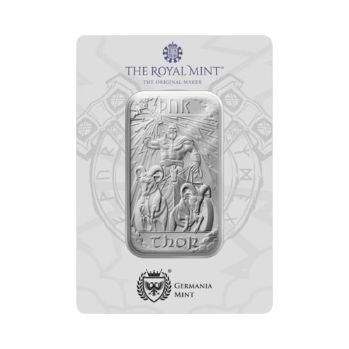Сребърно кюлче 1 oz Тор Royal mint