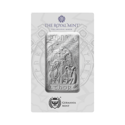 Сребърно кюлче 10 oz Тор Royal mint