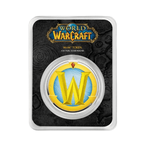 Сребърен токен 31.1 гр. Warcraft от Pamp