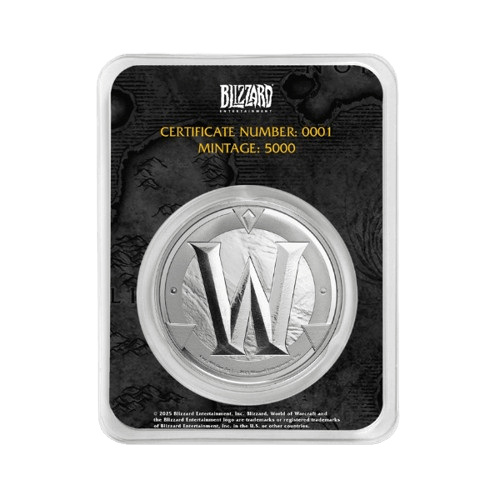 1 oz Сребърен токен Warcraft Pamp