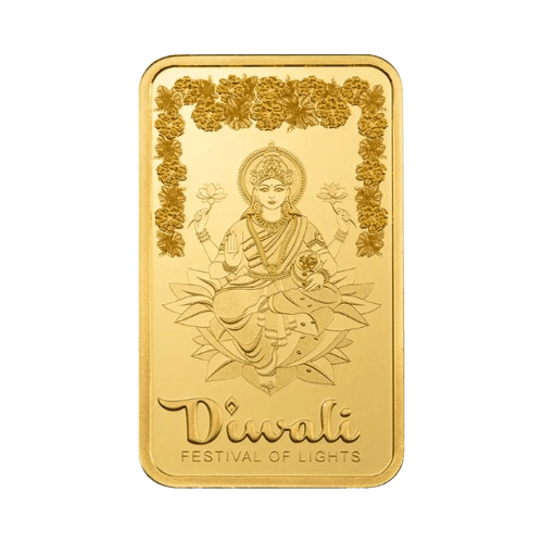Златно кюлче на късмета Лакшми 5 гр. Pamp