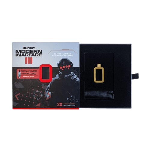 златно кюлче 5 гр. pamp 20 години игра call of duty