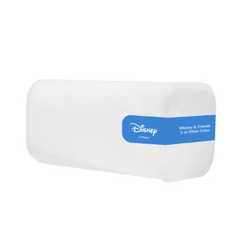 сребърна монета 1 унция мики и приятели 2025 pamp и disney опаковка