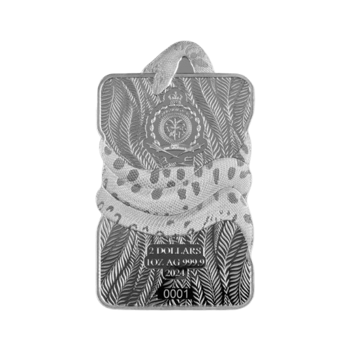 сребърна монета зелена анаконда 1 oz pamp