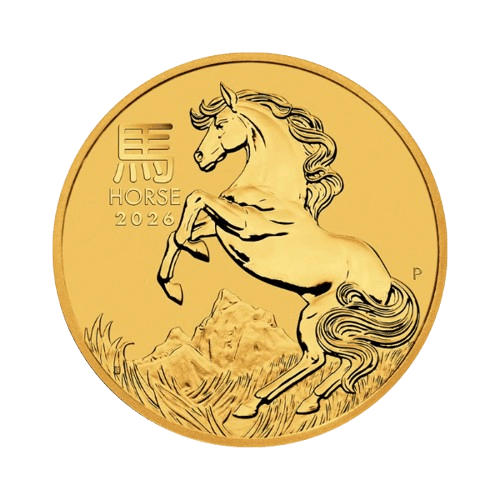 златна монета за подарък 3.11 грама лунар кон 2026