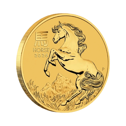 златна монета за подарък 3.11 грама лунар кон 2026