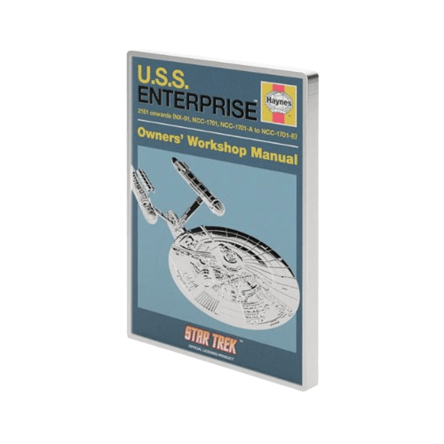 1 oz star trek uss enterprise сребърна монета