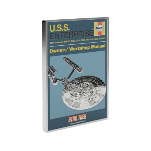 1 toz. Сребърна Монета star Trek USS Enterprise User Manual