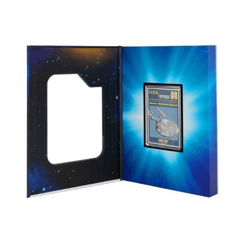 Сребърна Монета за подарък Star Trek USS Enterprise User Manual 1 oz