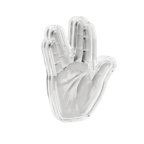 подаръчна сребърна монета в капсула star trek 2025 vulcan salute 1 унция