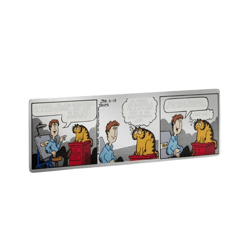 сребърна монета за подарък 1 унция гарфилд 2025 първо издание