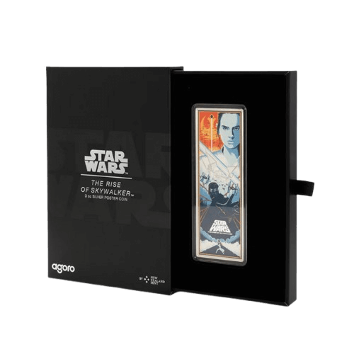 3 oz star wars сребърна монета в опаковка 2025 rise of the skywalker