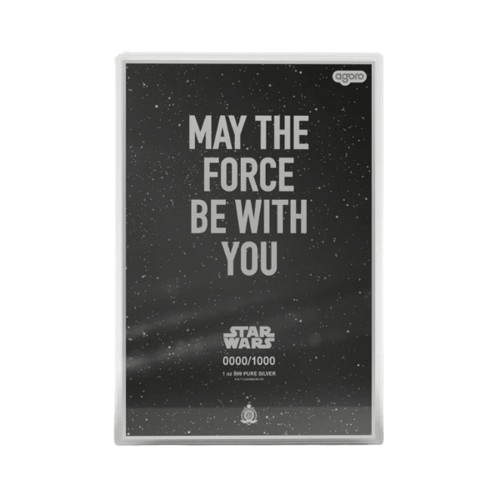 1 унция сребърна монета may the force be with you 2025