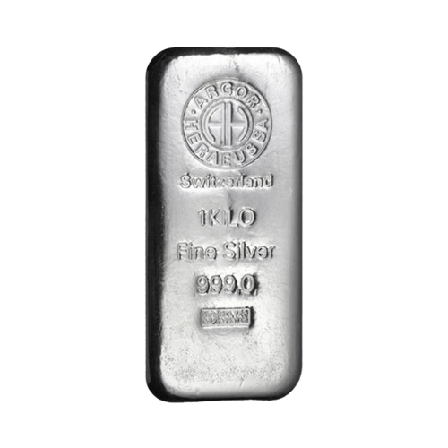 1 kg сребърно кюлче Argor Heraeus