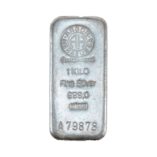 1 kg сребърно кюлче Argor Heraeus