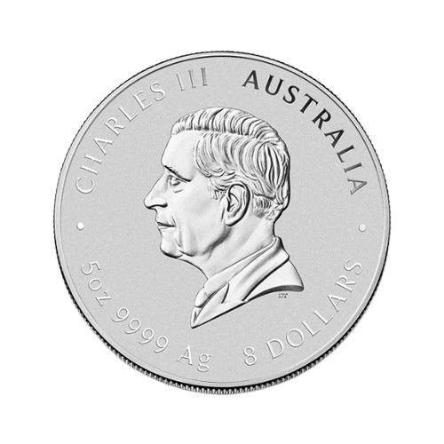 5 унции лунар 2026 кон сребърна монета