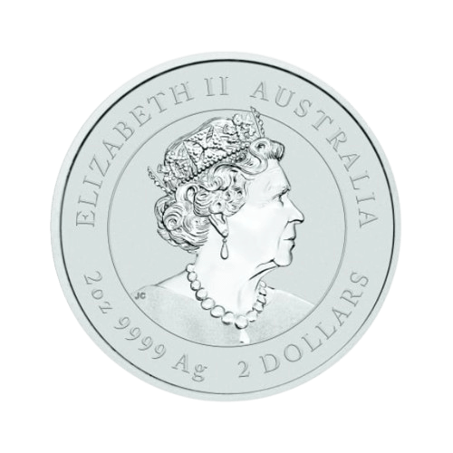 сребърна монета 2 унции лунар 2020 плъх