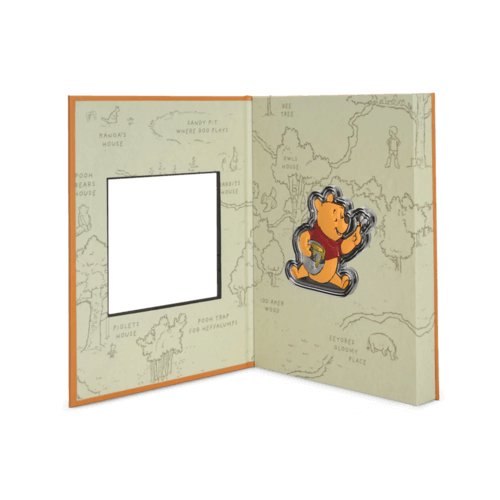 1 унция сребърна монета мечо пух в подаръчна кутия