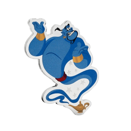 сребърна монета 1 унция дисни духът от лампата