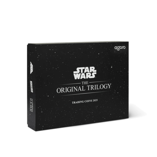 сребърни и златни монети star wars mystery box