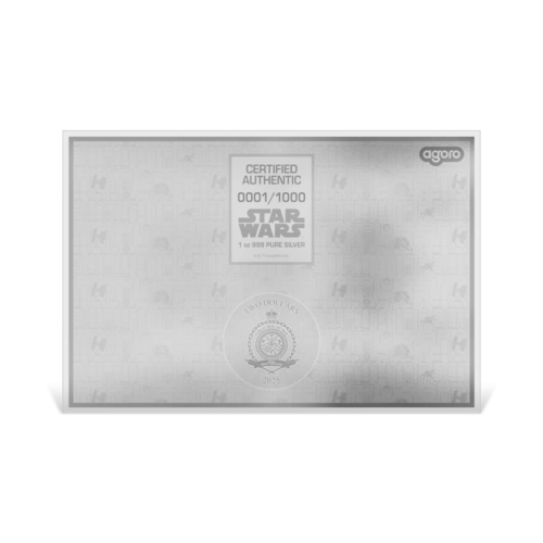 1 унция сребърна монета картина за колекция star wars death star