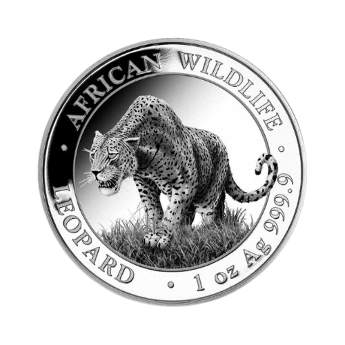 1 унция сребърна монета баварски монетен двор сомалийски леопард 2023