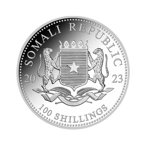 1 унция сребърна монета баварски монетен двор сомалийски леопард 2023