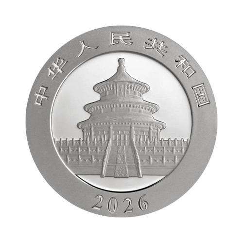 30 грама сребърна монета китайска панда 2026