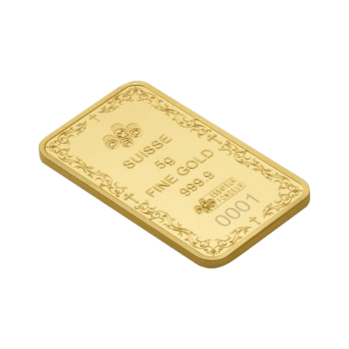 златно кюлче 5 грама памп християнски кръст гръб