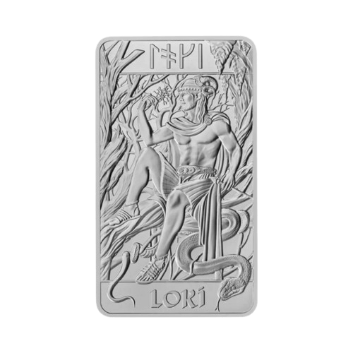 сребърно кюлче 10 унции локи royal mint