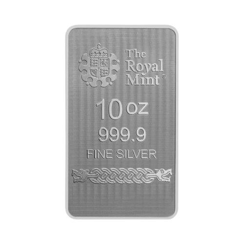 сребърно кюлче 10 унции 311 грама royal mint локи