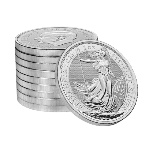 сребърни монети 1 унция британия