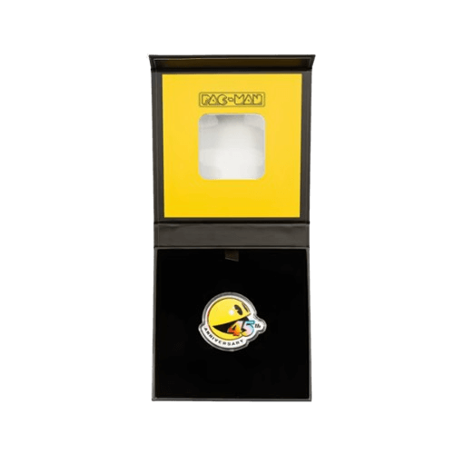 31.1 грама сребърен токен pacman 45-годишнина pamp в кутия