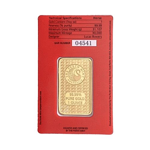 златно кюлче 1 oz perth mint лунар кон 2026