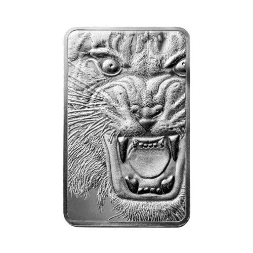 сребърно кюлче 10 oz pamp тигър гръб