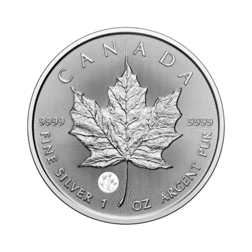 сребърна монета за празник 1 oz кленов лист 2026 лице