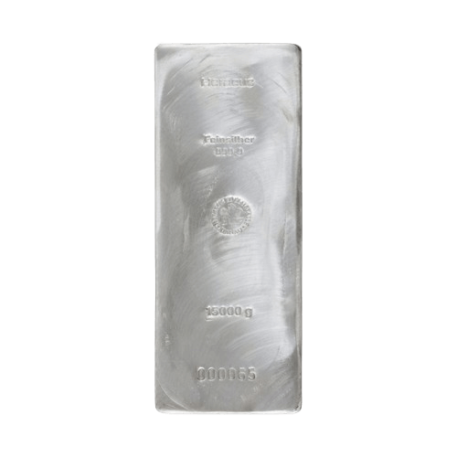 15 кг сребърно кюлче heraeus германия