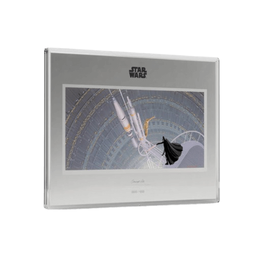 сребърна монета картина 1 унция star wars 2026 дуелът