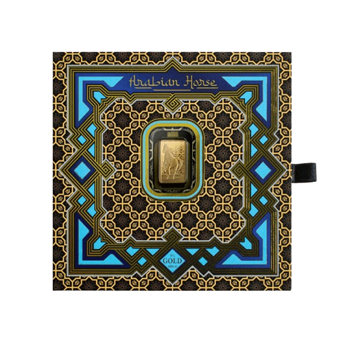 5 грама арабски кон златно кюлче pamp