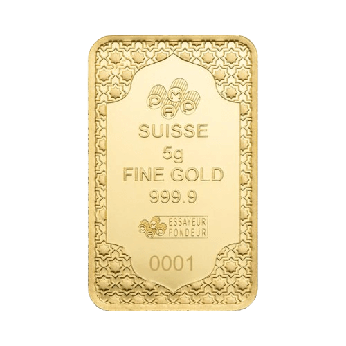 златно кюлче 5 гр памп швейцария ейд мубарак гръб