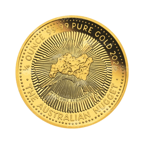 1/4 унция златна монета австралийски нъгет 40-годишнина 2026