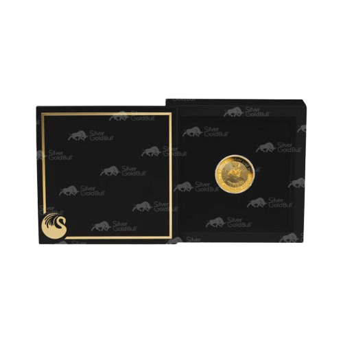 1/4 унция златна нумизматична монета нъгет 40-годишнина 2026 подаръчна кутия