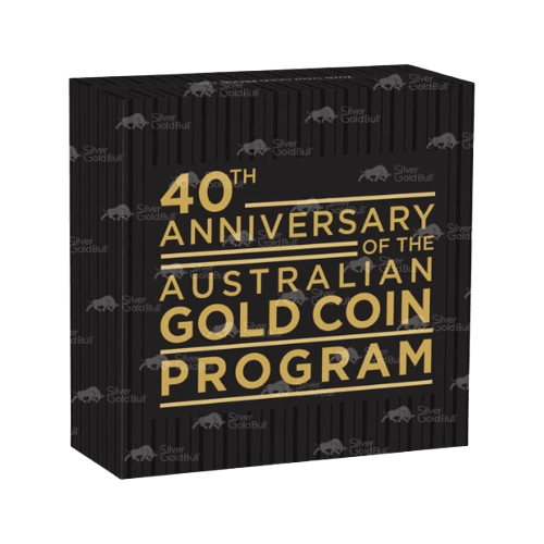 1/4 унция златна монета австралийски нъгет 40-годишнина 2026 за колекционери в кутия