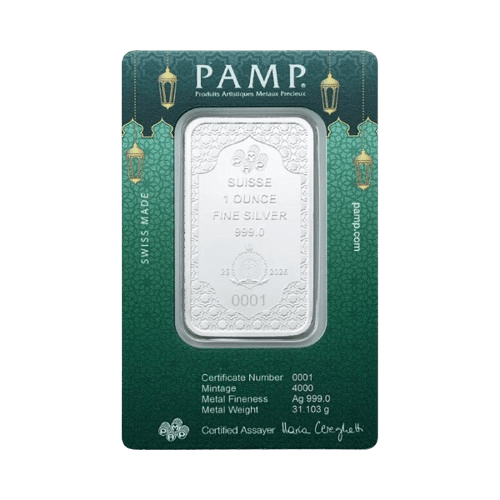 31.1 грама сребърно кюлче pamp айд мубарак 2026