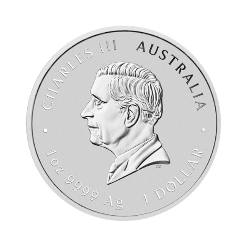1 унция сребърна монета лунар кон мелбърн експо гръб чарлз трети