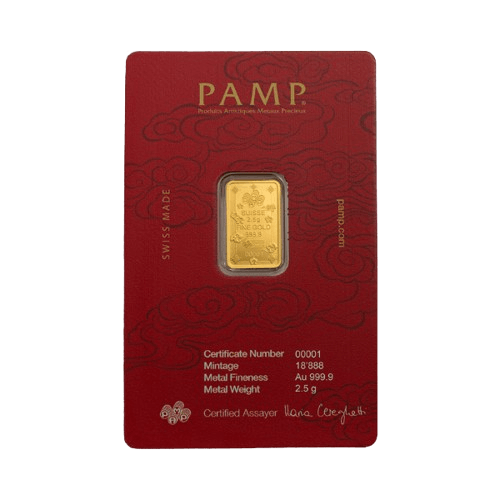 2.5 грама златно кюлче памп котенце